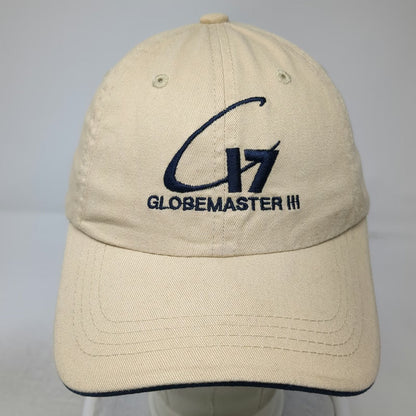 Sportsman Baseball Cap Beige Blue One Size C17 Globemaster III Slideback Hat