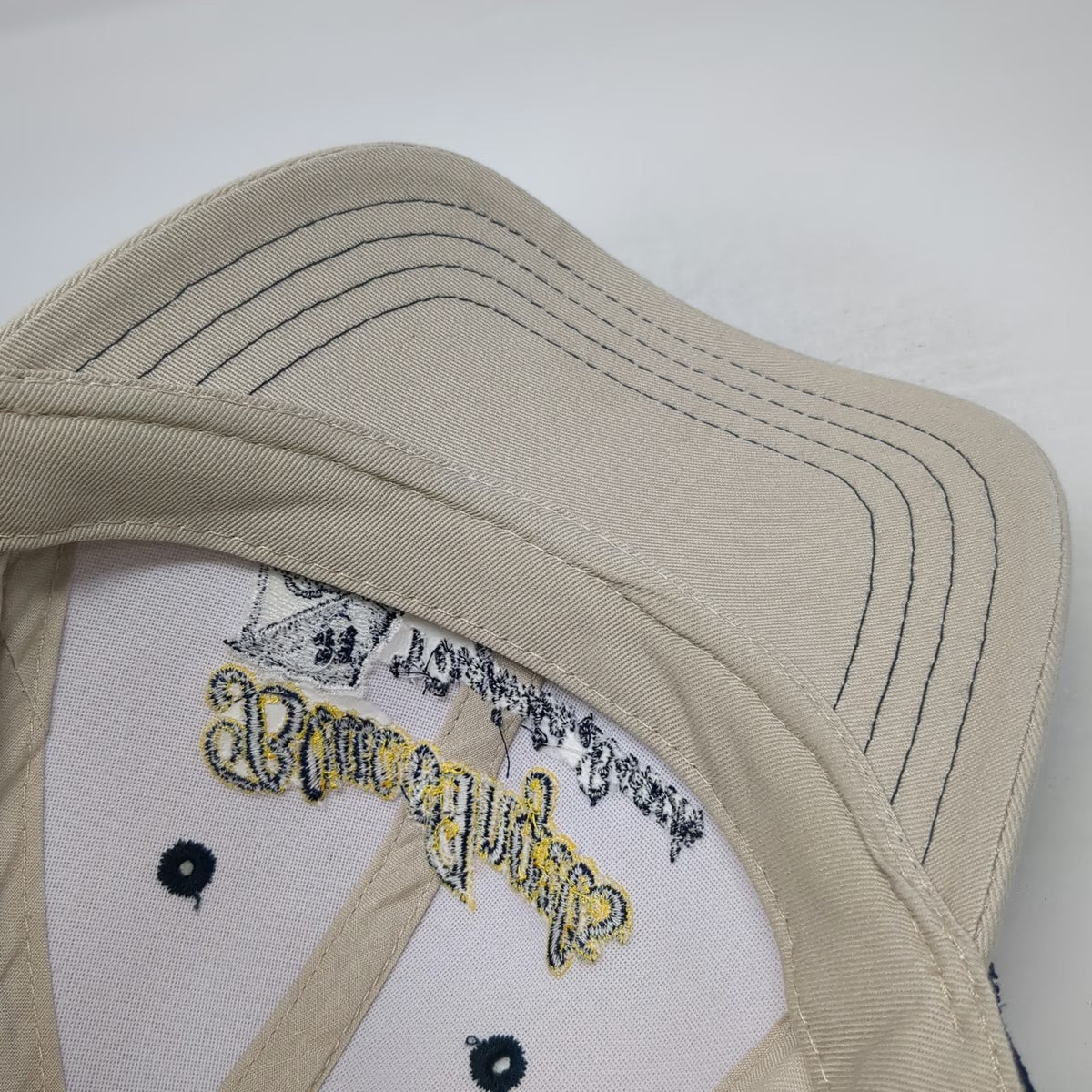 Blue Angels Virginia Beach Mesh Baseball Cap Beige One Size US Navy Military Hat
