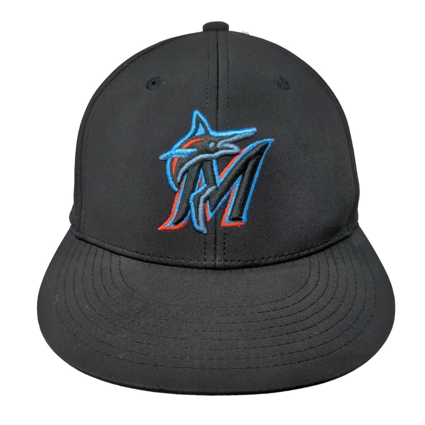 Florida Marlins Strapback Hat Black OSFM Embroidered Logo OC Sports