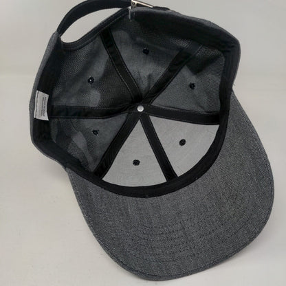Alfa Romeo Slideback Hat Gray One Size Herringbone Adjustable 6 Panel