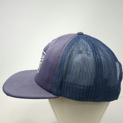 OTTO Public Coast Brewing Co Blue One Size Trucker Hat Mesh Snapback Flat Brim