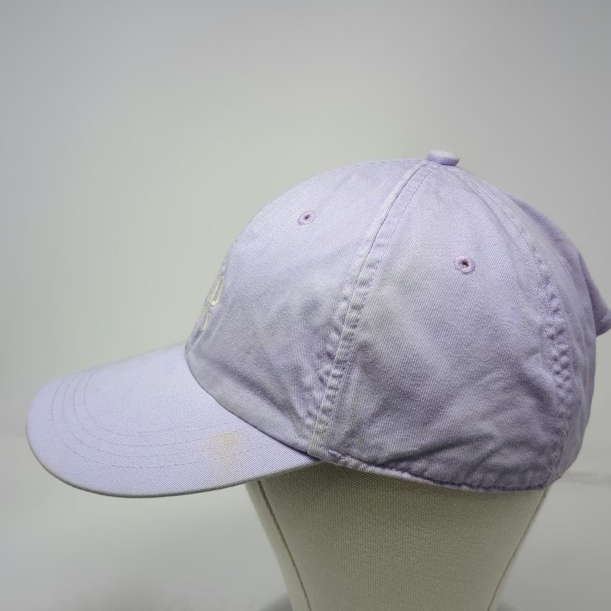 Old Navy Baseball Cap Purple XL Cotton Embroidered Logo Hat Slideback Adjustable