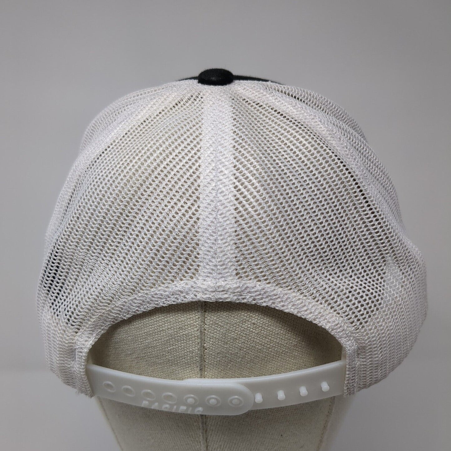 Boise River R&T Snapback Trucker Hat Black One Size Pacific Headwear