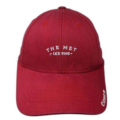 American Needle Baseball Cap Red One Size The Met Ike 2008 Canon MGA Golf Hat