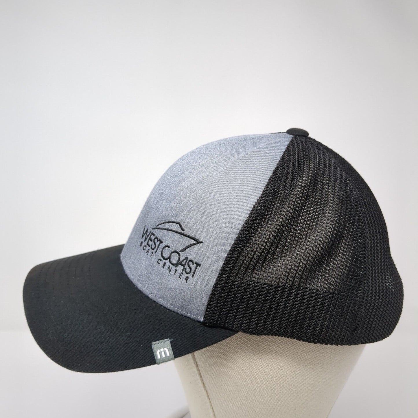 West Coast Boat Center Snapback Trucker Hat Black One Size Mesh Back