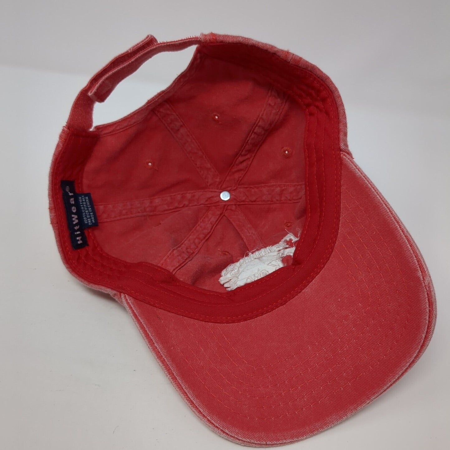 Flamingo Key Strapback Hat Red One Size Adjustable Hit Wear 6 Panel