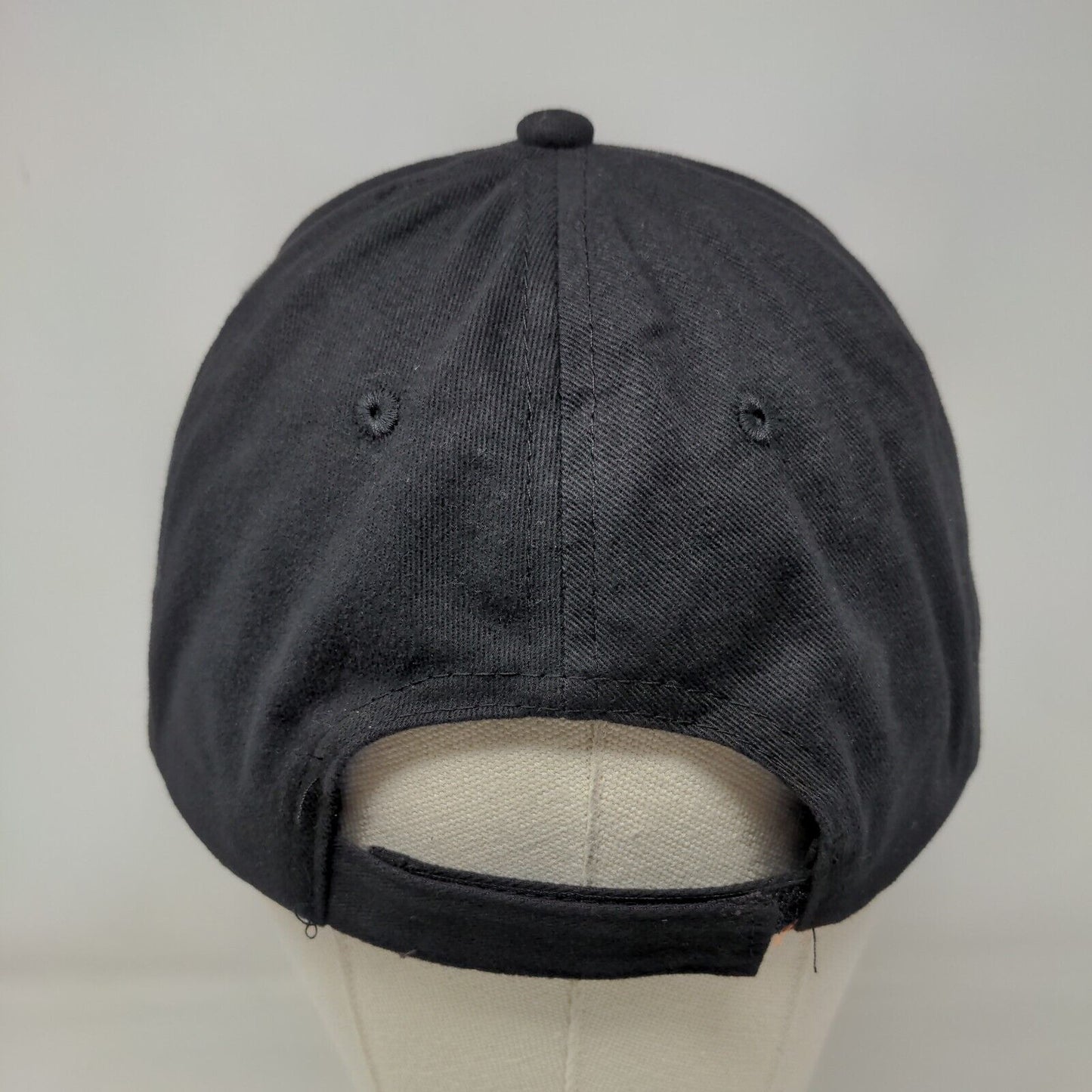 Harken Strapback Hat Black One Size Adjustable Embroidered Apollo