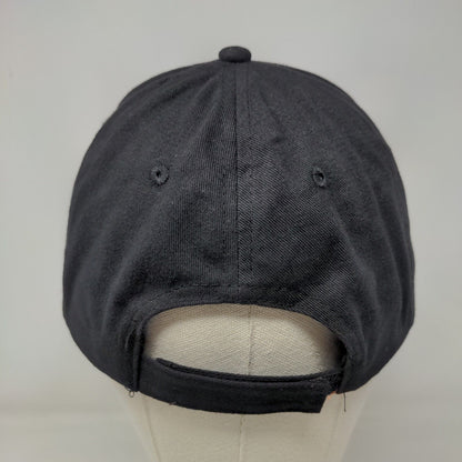 Harken Strapback Hat Black One Size Adjustable Embroidered Apollo