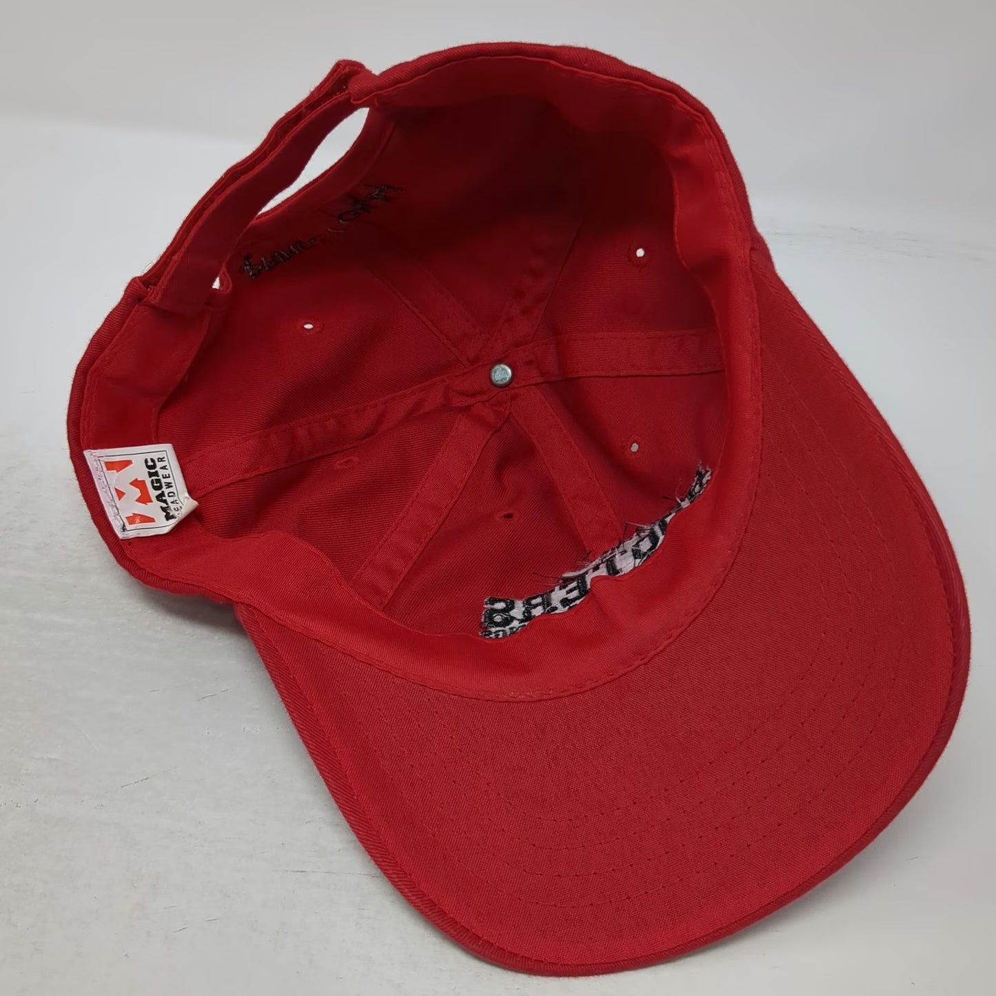 Magic Headwear Baseball Cap Red One Size Strapback Hooters Princeton NJ Hat