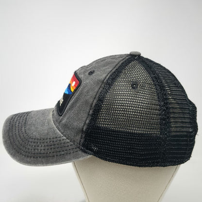 Legacy Trucker Hat Gray One Size Maine Sunset Mountain Mesh Snapback Adjustable