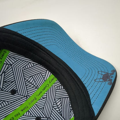 CMG Financial Mortgage Trucker Hat Black OSFM Perforated Snapback Blue Underbrim