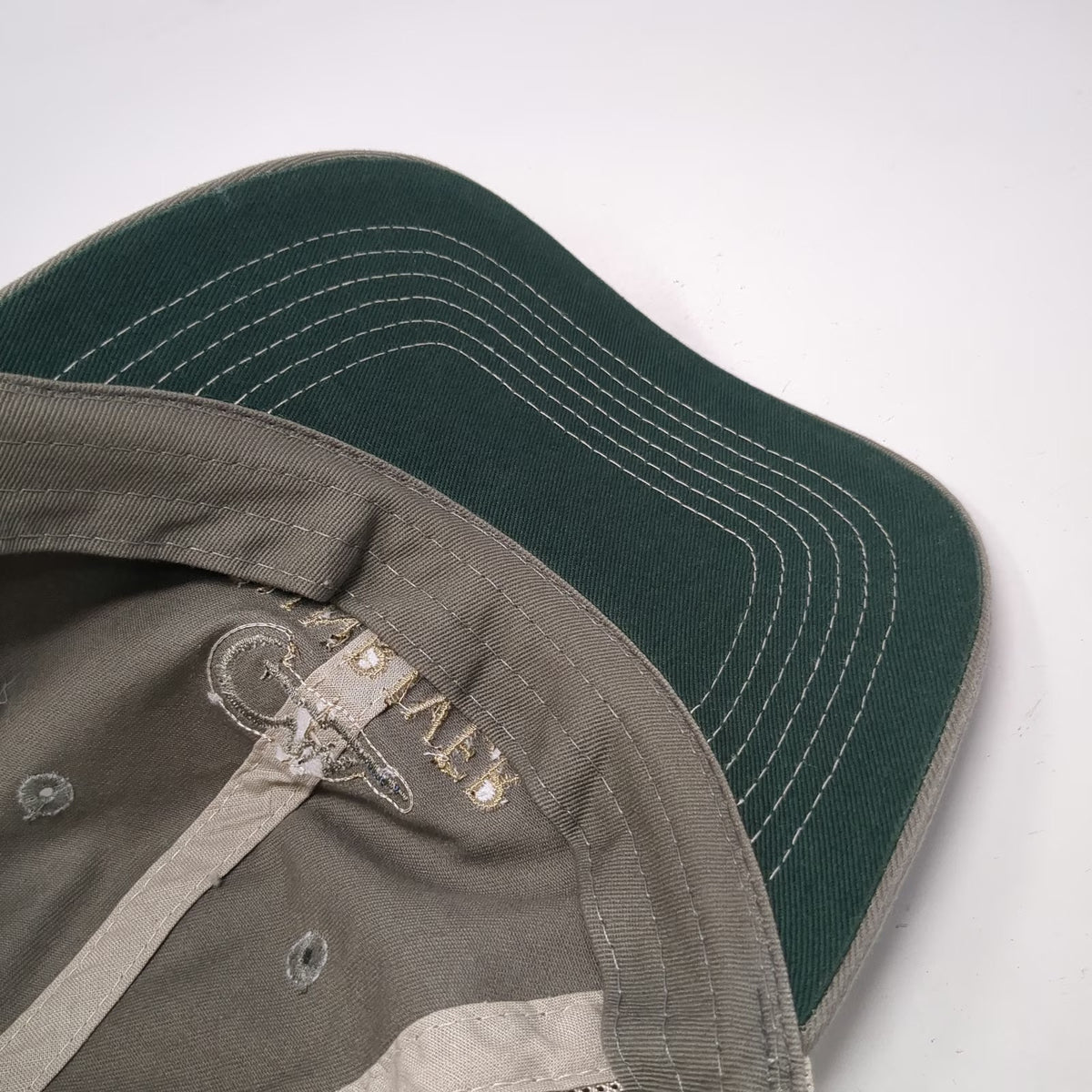 Imperial Trucker Hat Gray Beige One Size Mesh Back Snapback Sunriver Resort