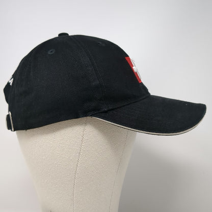 Alberto SA Switzerland Flag Baseball Cap Black One Size Hat Slideback Cross