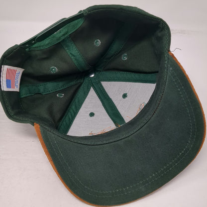 Swagelok Snapback Green Hat One Size Suede Brim Embroidered USA Made Industrial