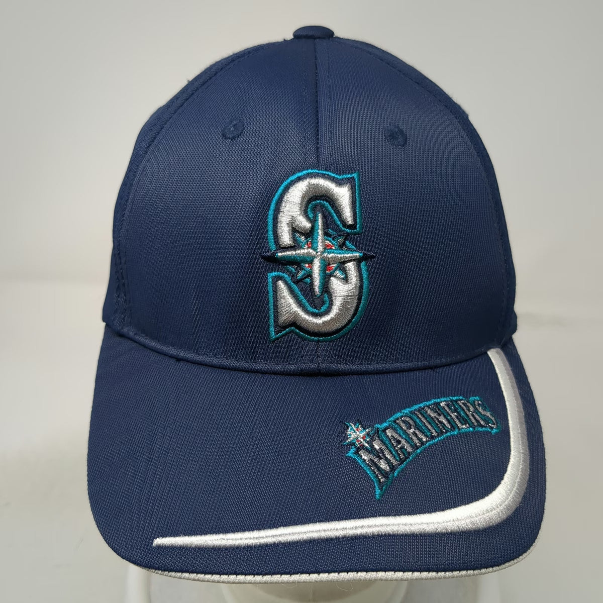 Seattle Mariners MLB Fan Favorite Baseball Cap Blue OSFM Strapback Embroidery