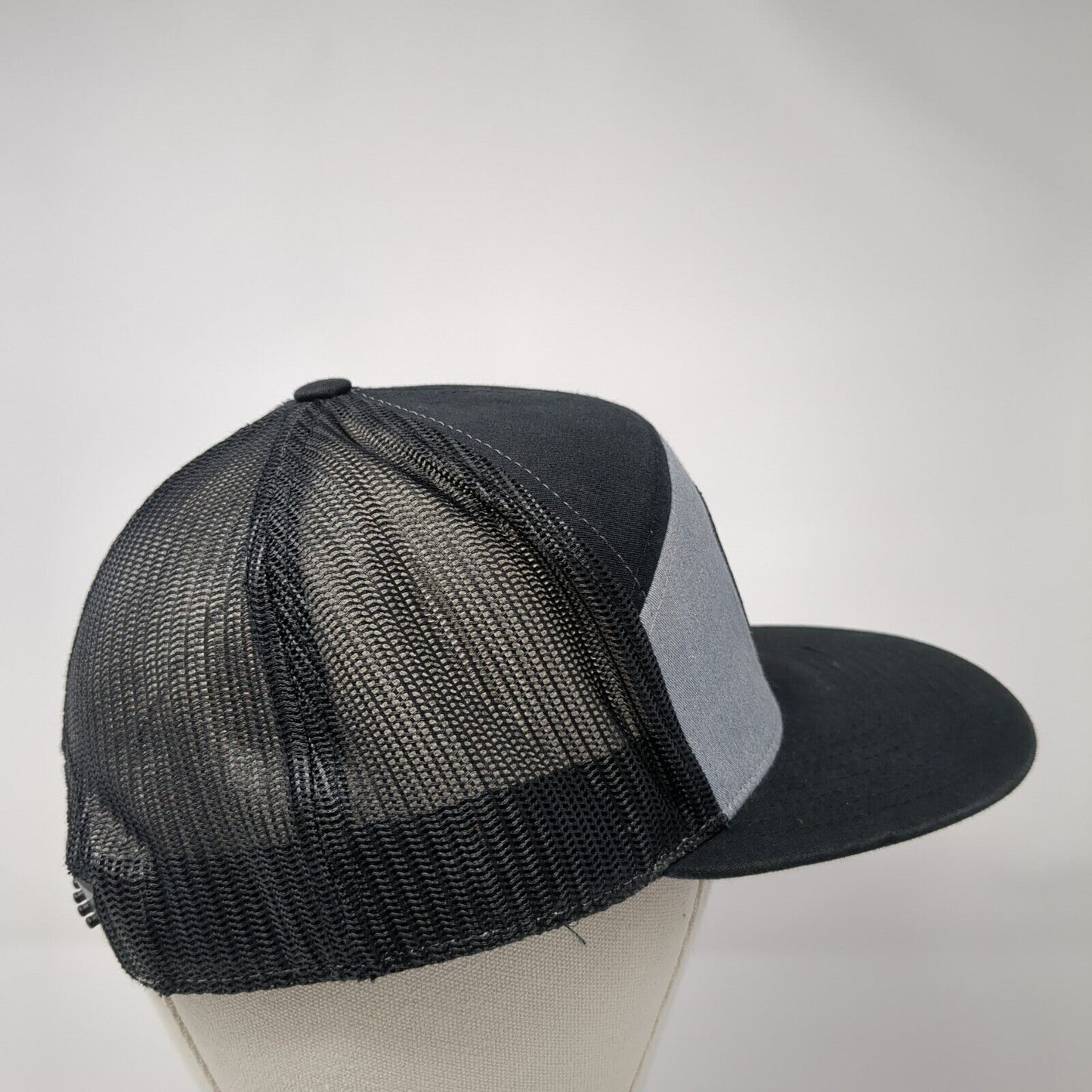 Kawasaki Kids Always Strong Always Brave Snapback Trucker Hat Black OS Mesh