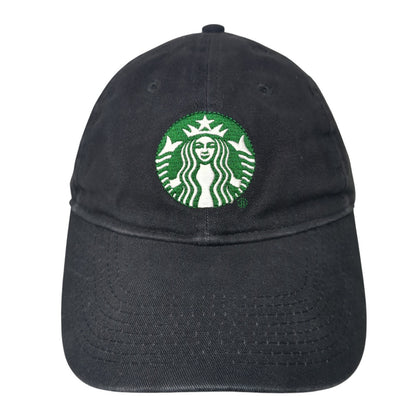 Starbucks Slideback Hat Black One Size Adjustable Embroidered Uniform