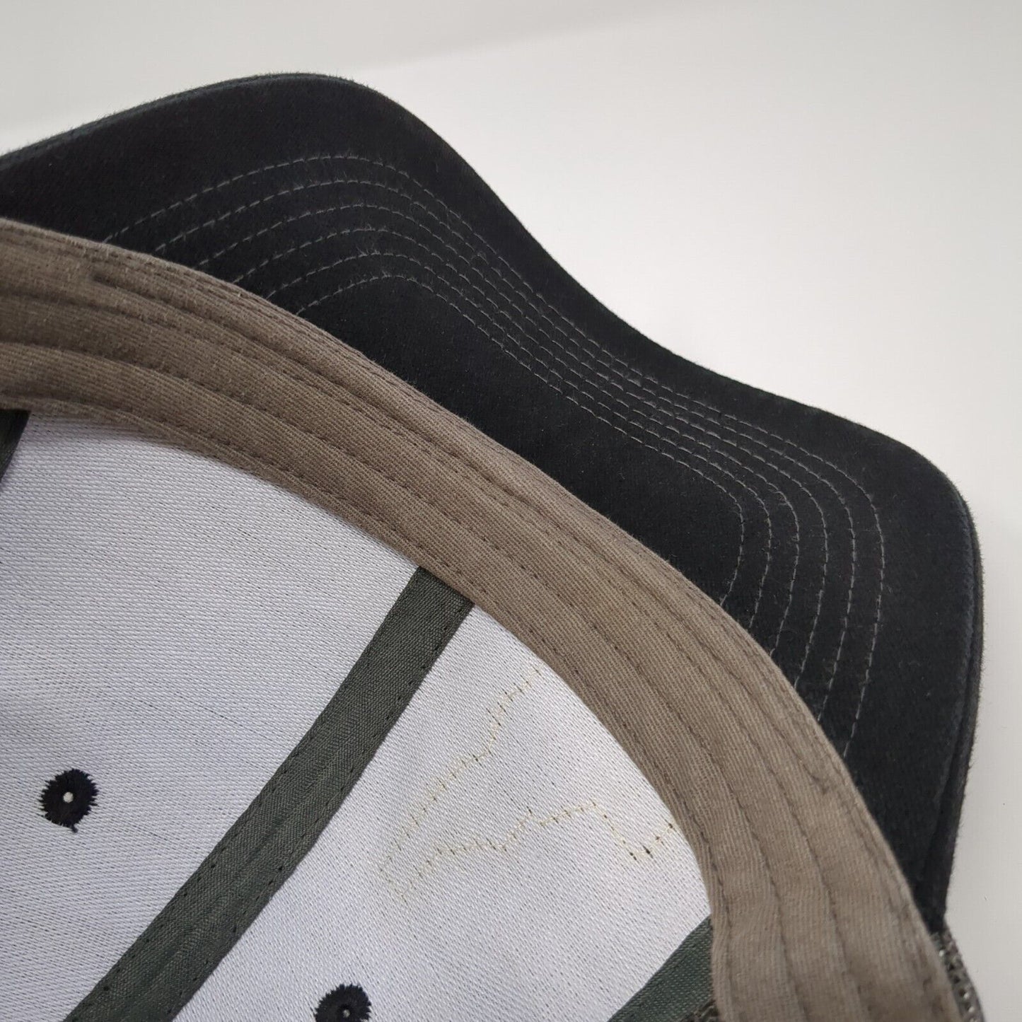 Idaho Snapback Trucker Hat Black OS Adjustable Mesh Back Arcadian Outfitters