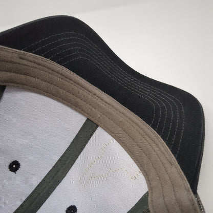 Idaho Snapback Trucker Hat Black OS Adjustable Mesh Back Arcadian Outfitters