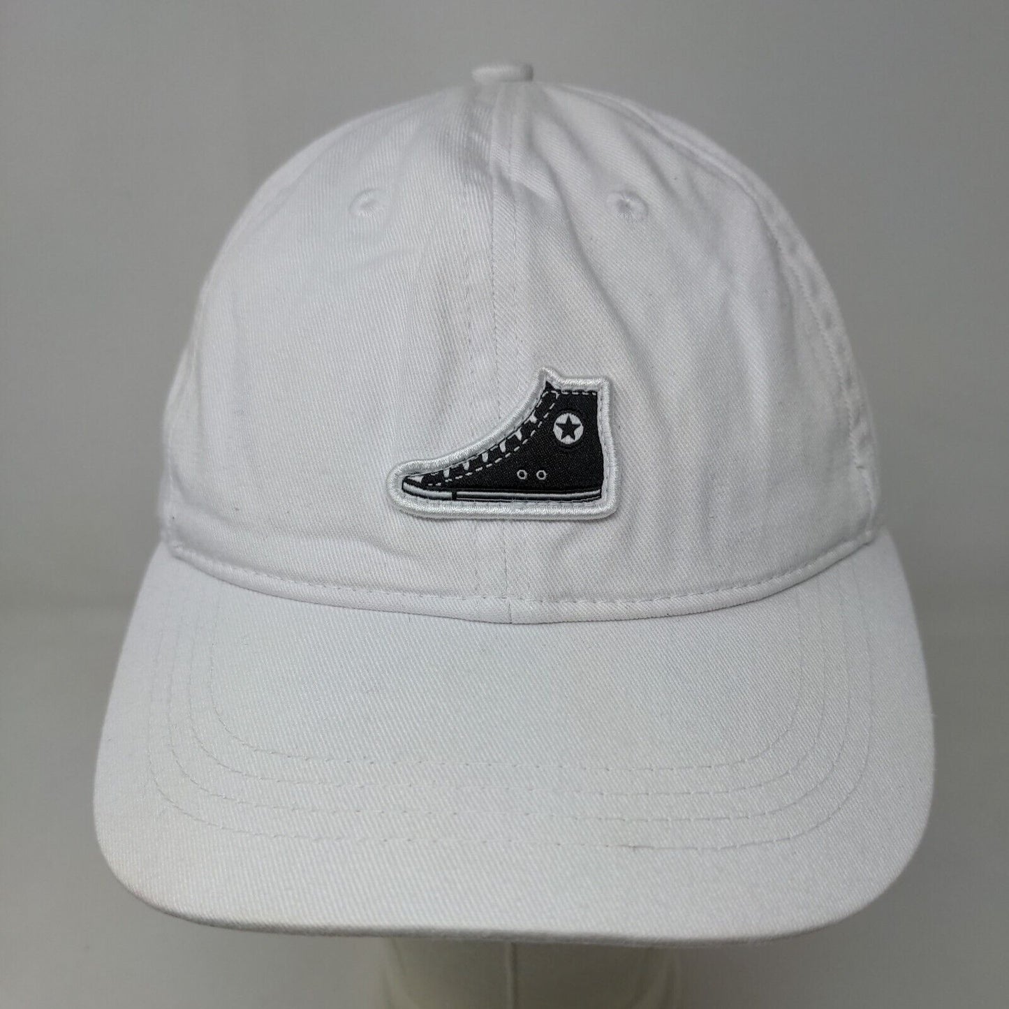 Converse Boy's Snapback Hat White Adjustable Embroidered Shoe Logo