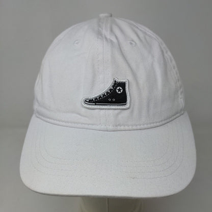 Converse Boy's Snapback Hat White Adjustable Embroidered Shoe Logo