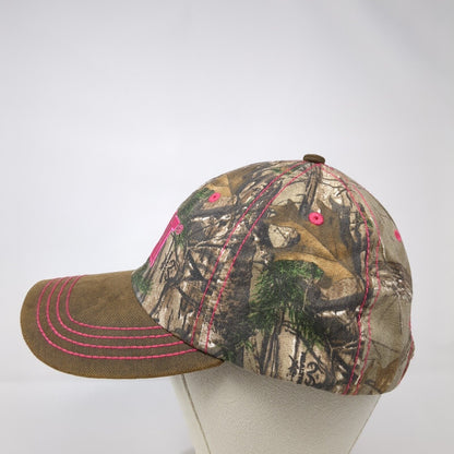 CAT Strapback Hat Camouflage One Size Adjustable Embroidered 6 Panel Realtree