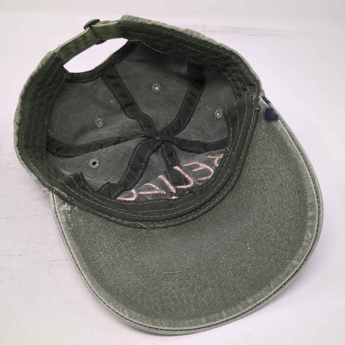 Belize Central America Hat Green Baseball Cap One Size Slideback Adjustable
