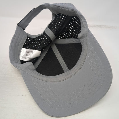 Gap Baseball Cap Gray One Size Perforated Laser Cut Ventilation Strapback Hat