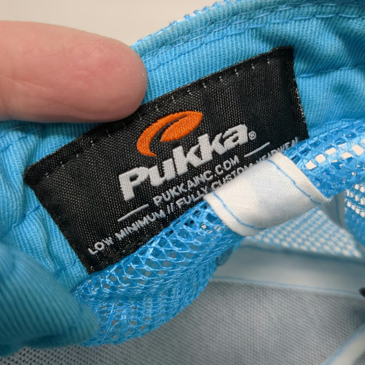Pukka Trucker Hat Blue One Size Idaho Tamarack Resort Mesh Back Snapback Graphic