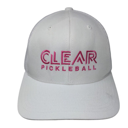 Clear Pickleball Snapback Trucker Hat White One Size The Classics Yupoong