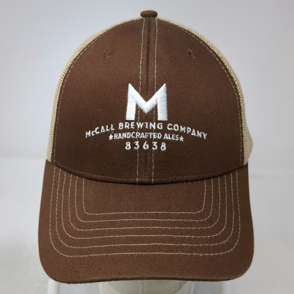 Brewery Branding Co Trucker Hat Brown One Size McCall Brewing Company Mesh Hat