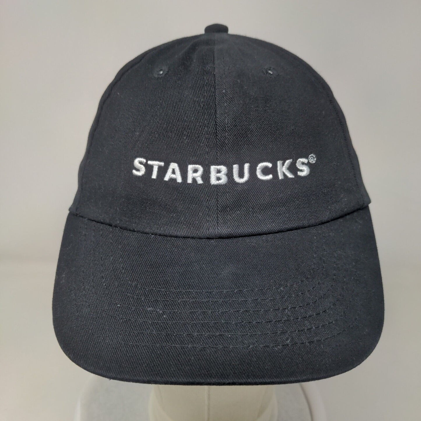 Starbucks Employee Strapback Hat Black One Size Embroidered Uniform