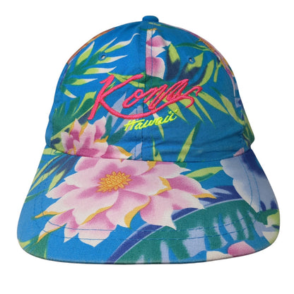 Kona Hawaii Snapback Hat Multicolor One Size Adjustable Floral Hawaiian
