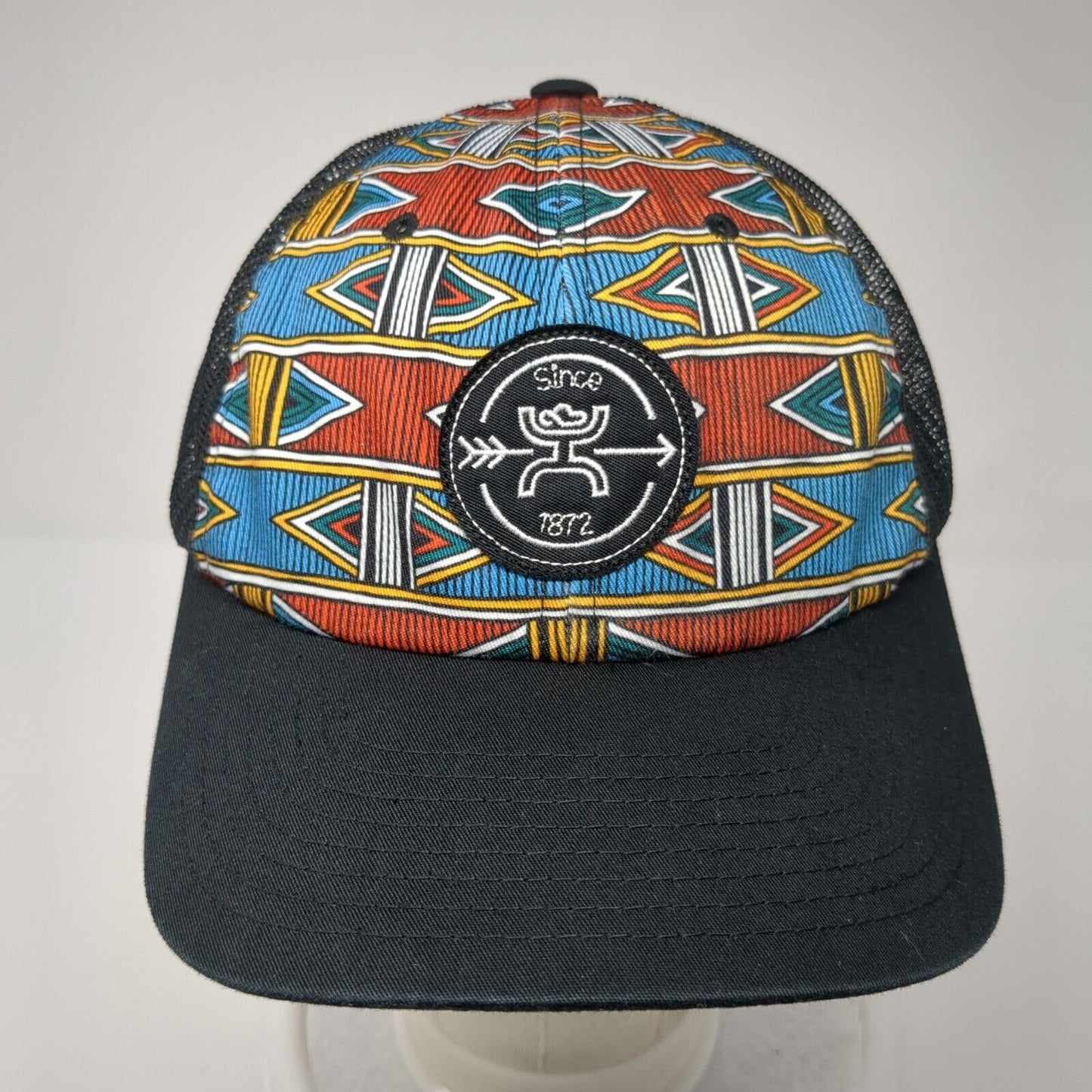 Hooey Snapback Mesh Back Trucker Hat Multicolor One Size Geometric