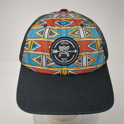 Hooey Snapback Mesh Back Trucker Hat Multicolor One Size Geometric