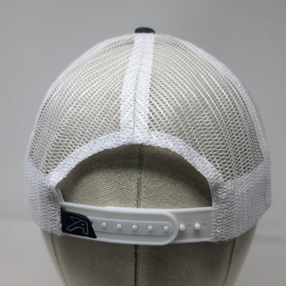 Ahead Trucker Hat Blue One Size Idaho In The Bag Mesh Snapback Patch Potatoes