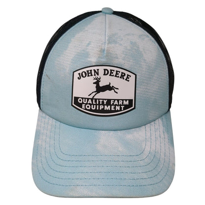 John Deere Snapback Trucker Hat Blue One Size Quality Farm Equipment