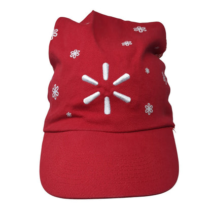 Walmart Pom Pom Santa Trucker Hat Red One Size Mesh Back Christmas