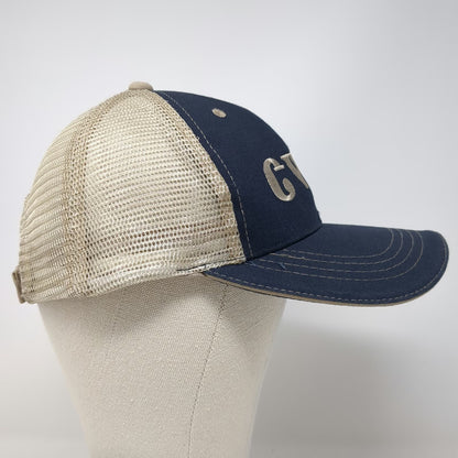 Cobra Baseball Cap Blue One Size Mesh Back Strapback Embroidered GWY Hat Stitch
