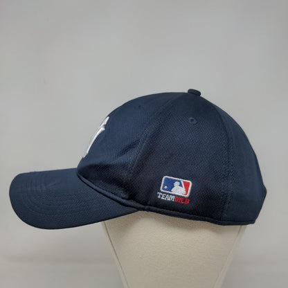 Team MLB Men's Strapback Hat Blue OSFM New York Yankees Embroidered Logo