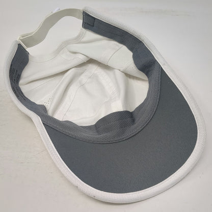 Adidas Baseball Cap White OSFM AeroReady Perforated Performance Strapback Hat