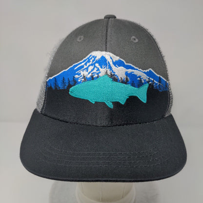 RepYourWater Mount Rainier Snapback Trucker Hat Multi One Size Mesh Back