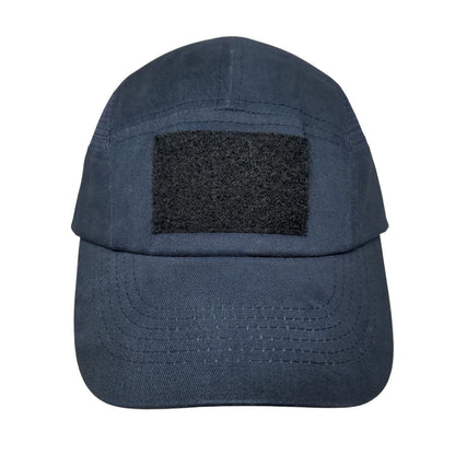 Green Devil Strapback Hat Blue One Size Adjustable Solid Mesh Trim
