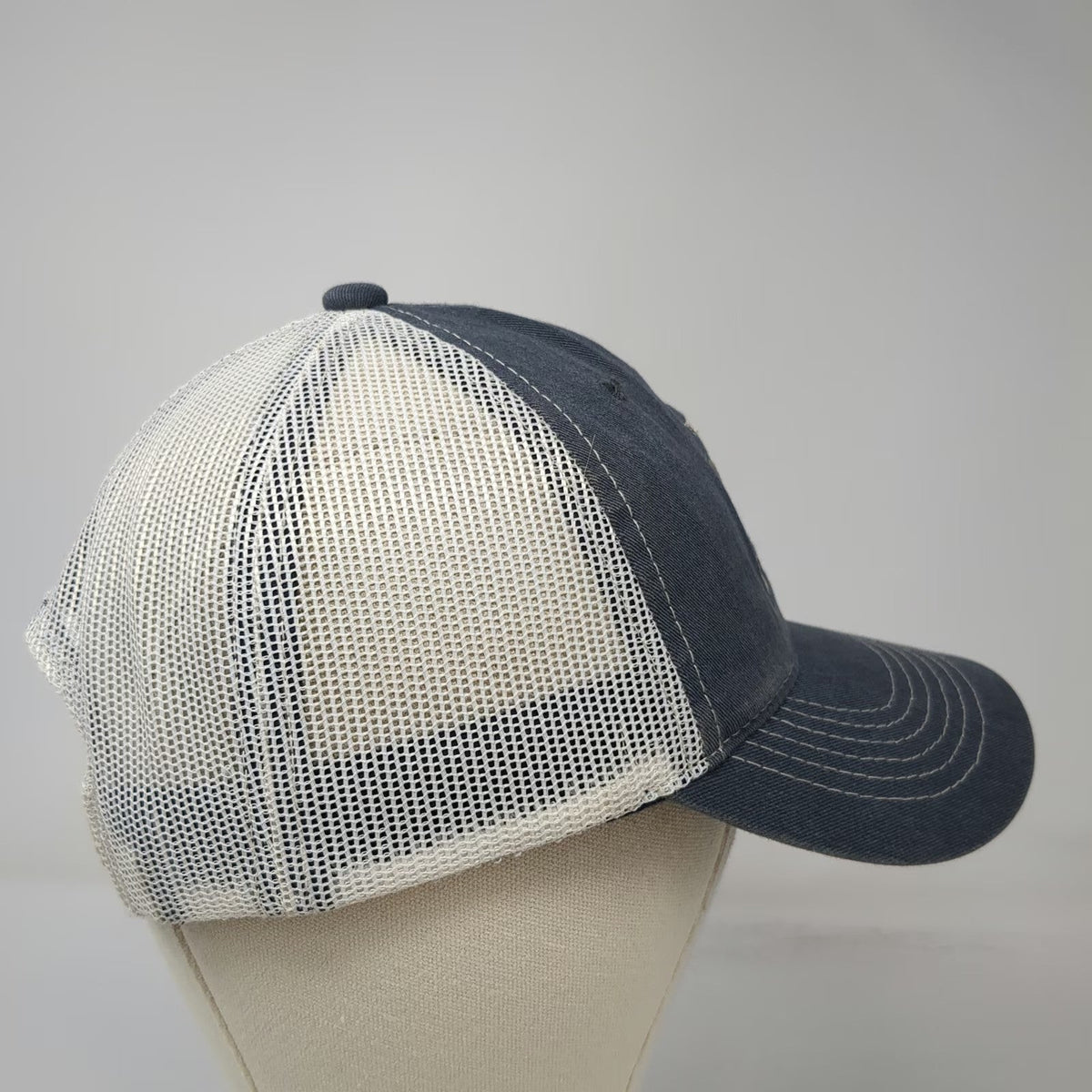 Town Talk Trucker Hat Blue One Size Mesh Snapback Hillcrest Country Club Golf