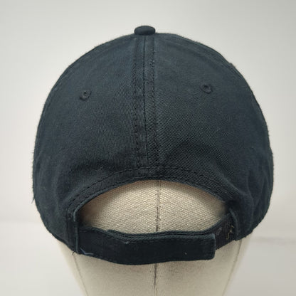 Guinness Baseball Cap Black One Size Frayed Patch Harp Dublin Shamrocks Hat