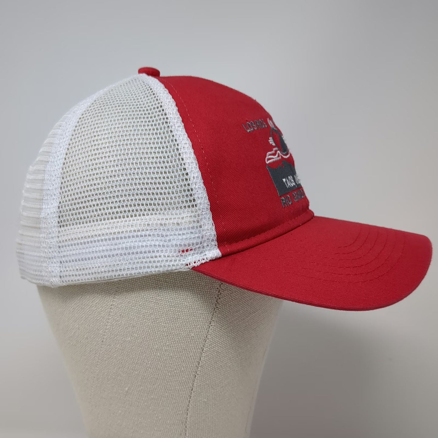 Cap America Trucker Hat Red White OSFM Los Rios River Runners Taos New Mexico