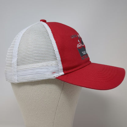 Cap America Trucker Hat Red White OSFM Los Rios River Runners Taos New Mexico