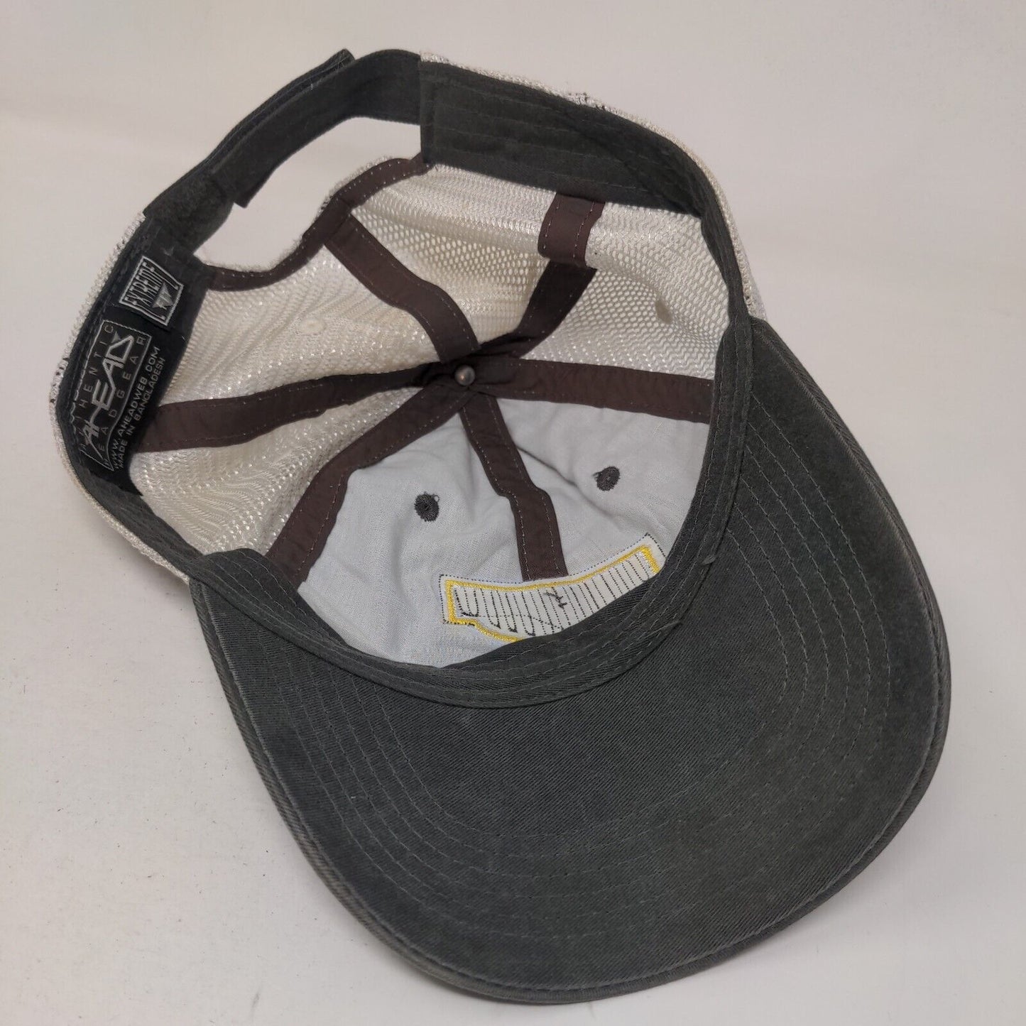 Sanderson Farms Strapback Mesh Back Trucker Hat Gray Extreme Fit Ahead