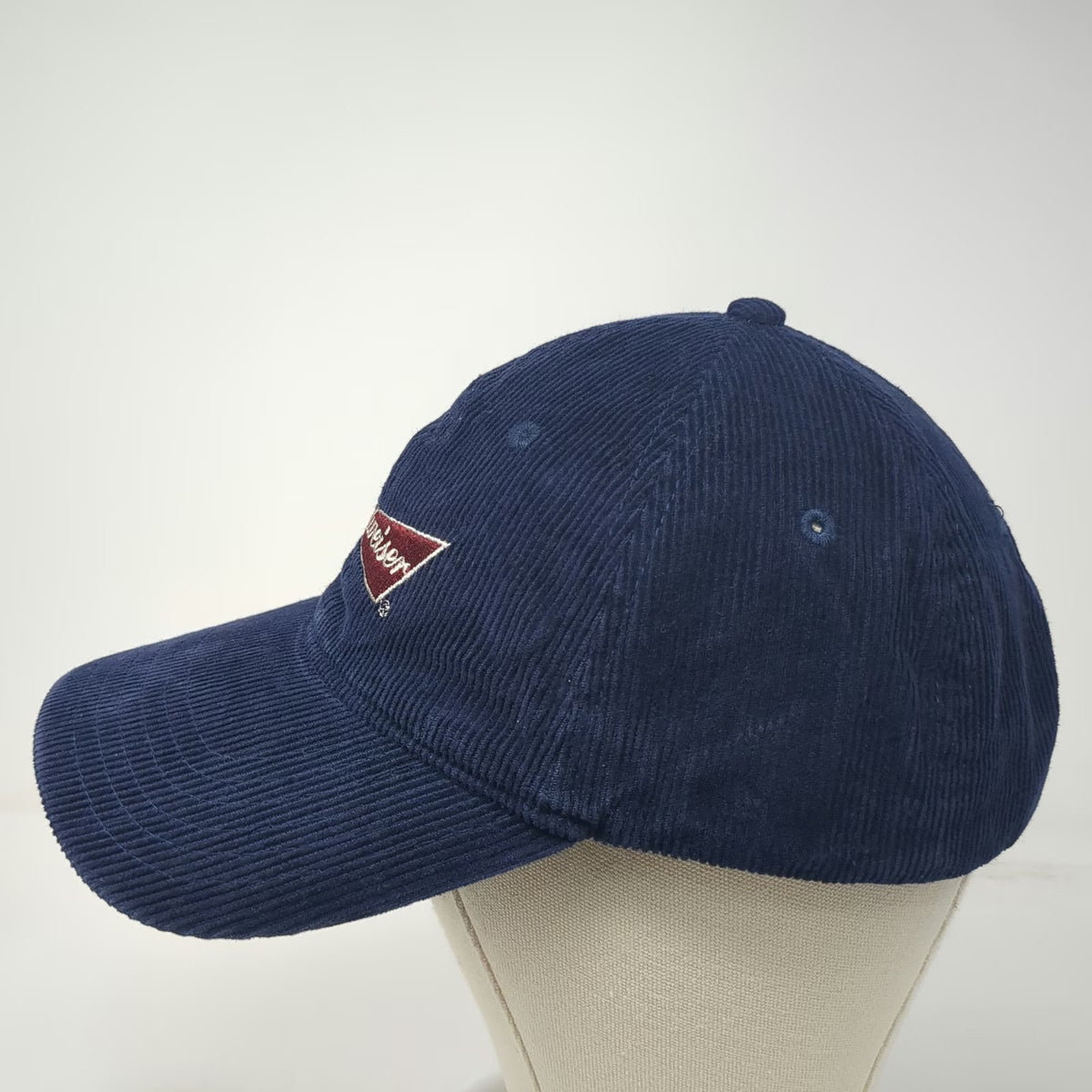 H3 Headwear Budweiser Baseball Cap Blue One Size Corduroy Embroidered Hat
