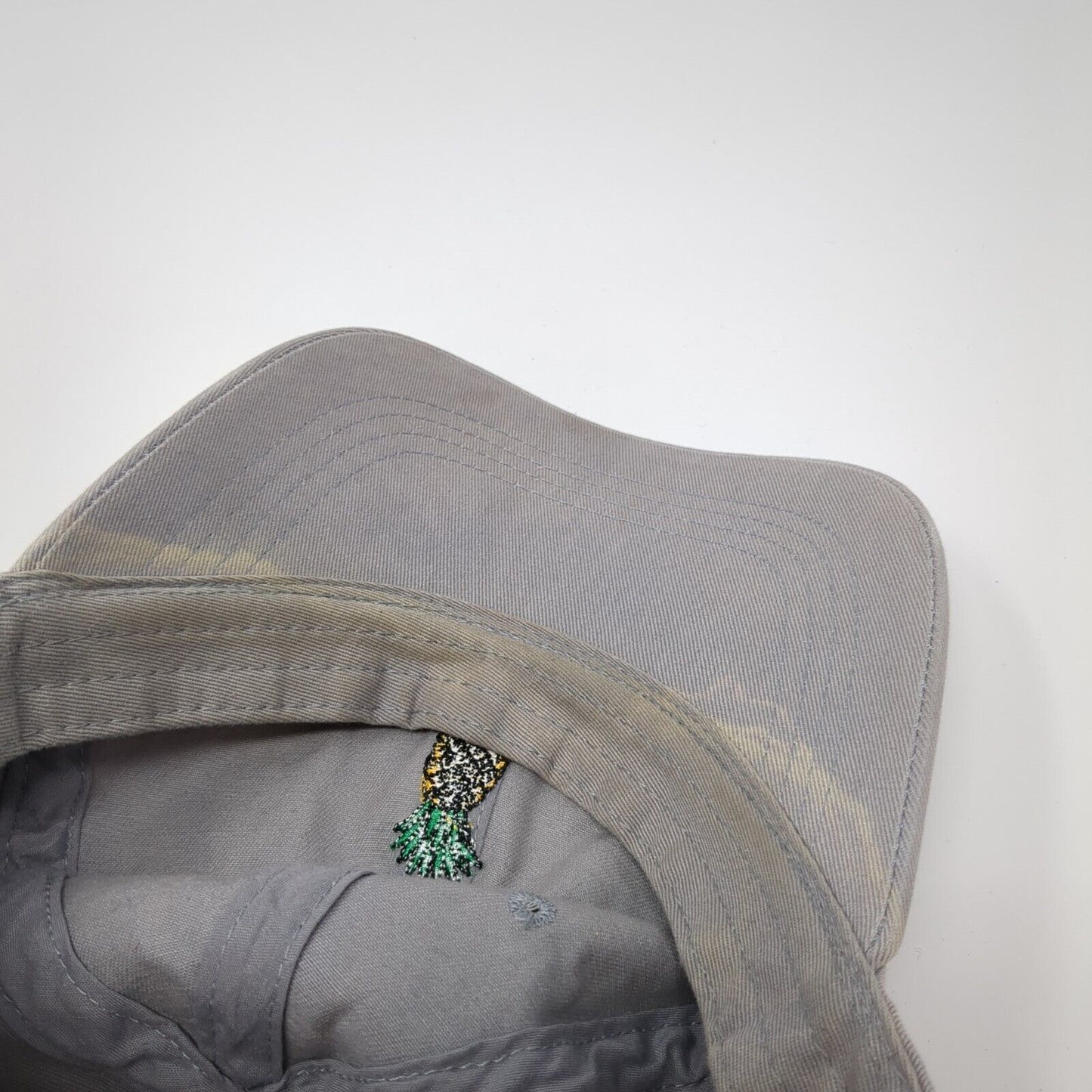 Pineapple Slideback Hat Gray One Size Embroidered Adjustable City Hunter